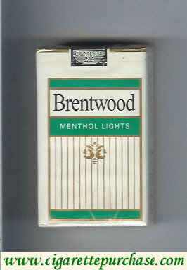 Brentwood Menthol Lights cigarettes USA